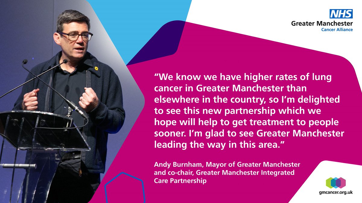 #ICYMI The Alliance is leading a national roll out of a new AI solution to help accelerate lung cancer diagnosis.
It will help doctors provide the best possible treatments to patients sooner.
#GreaterManchester Mayor Andy Burnham welcomes the news
See ▶️ gmcancer.org.uk/gmcancernews/g…