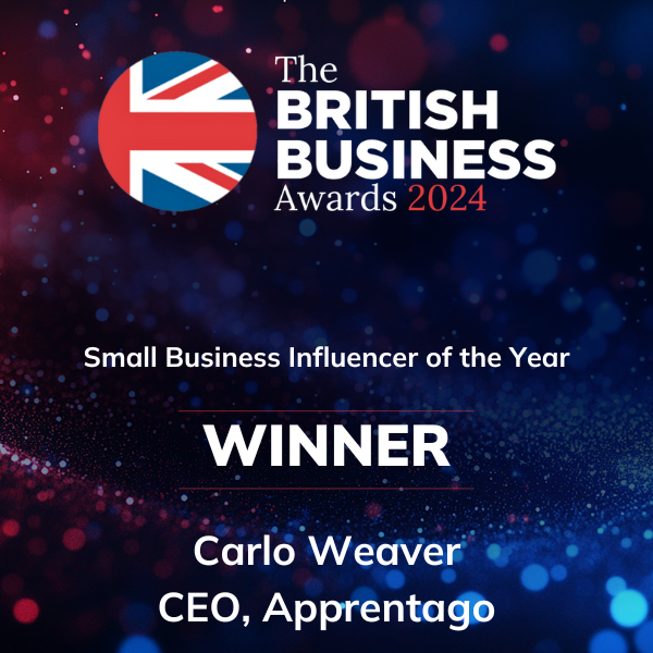 smallbusinessuk's tweet photo. Our next award for the 2024 British Business Awards is: Small Business Influencer of the Year

And the winner is: Carlo Alexander-Roy Weaver, Apprentago

CONGRATULATIONS 👏👏👏
#BritishBusinessAwards #BBA2024 https://t.co/05TCE0BnP0