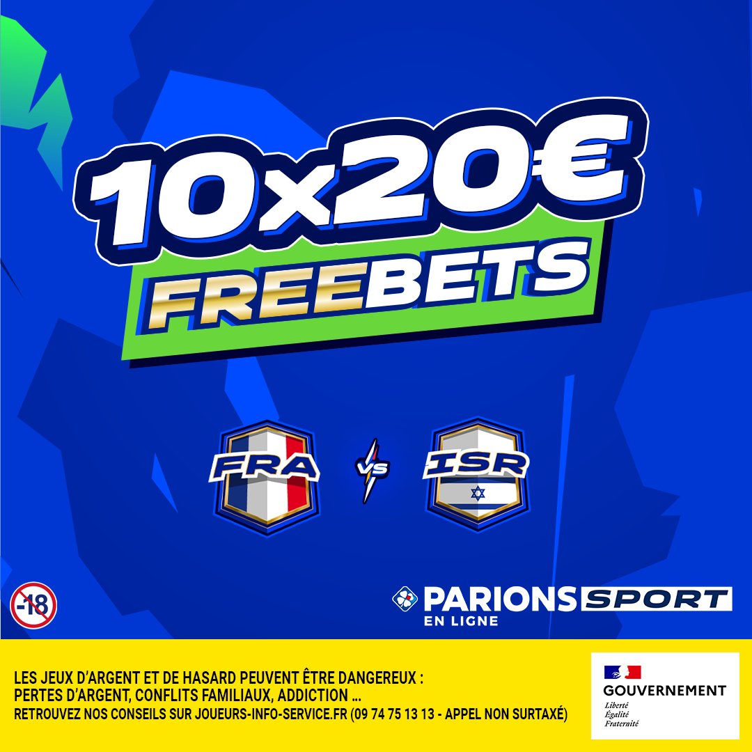 ⚽🇫🇷 La France va vouloir décrocher sa qualification pour les quarts. Mais, qui va marquer pour la France  ? 

Pour jouer :
1️⃣ RT+Follow
2️⃣ Commente en précisant un buteur de la France + #FreebetsParionsSport

Règlement: bit.ly/REG-X-2024