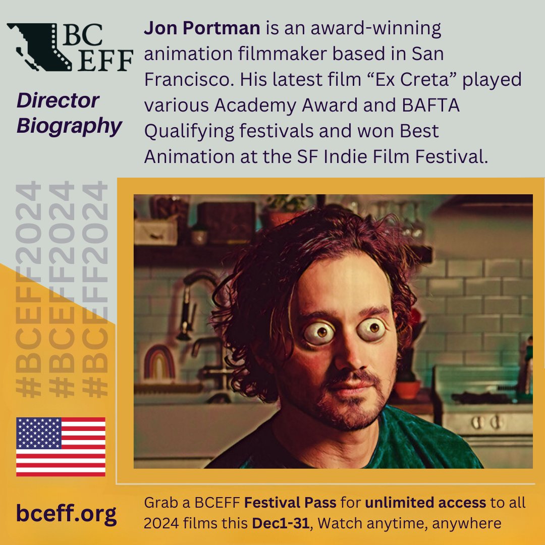 Official Selection for #BCEFF24! 🎉
Category: #Short  
Runtime: 5:05
Join us online Dec 1-31 for powerful #films tackling urgent #environmental issues. 🌱
🎟️ Pass: 55 CAD, 5-Film Pack: 20 CAD. Support change, watch anywhere! 
🌐 Visit bceff.org