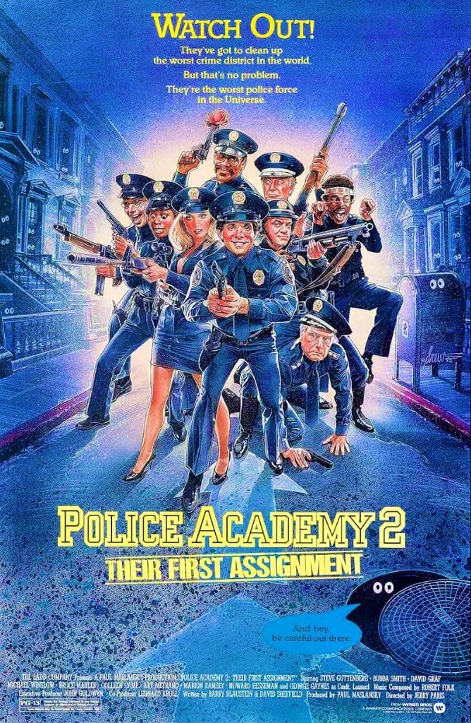 wonderkrew's tweet image. Movie night. Tonight I’m watching 
Police Academy 2
#MovieNight #PoliceAcademy2