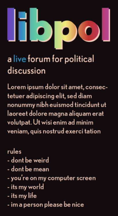 libpol_org's tweet image. libpol.org is an anonymous site for "left-of-right" political discussion