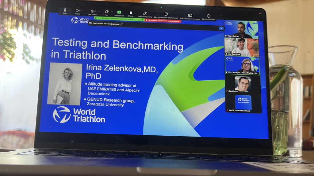 Speaking about lab and field testing in triathlon for world triathlon education program. #sportscience #peakperformance