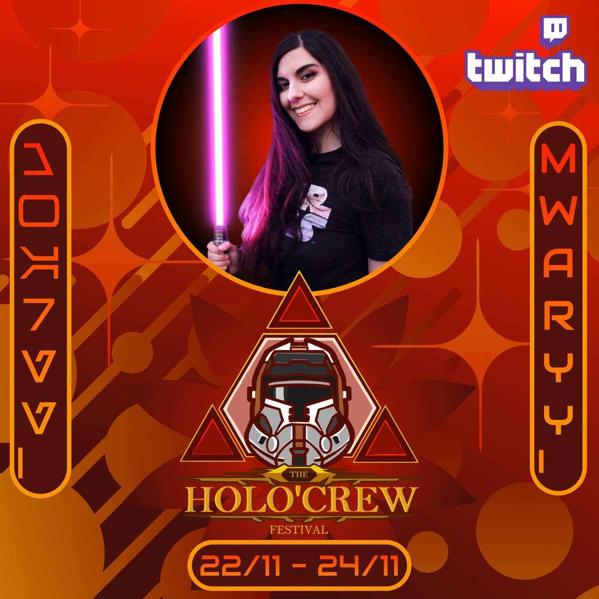 On commence avec les premiers invités et participants de l'événement : <a href="/Siha_Art/">Siha | Star Wars</a> ! Notre ambassadrice de Star Wars en France sera présente durant l'événement !
N'hésitez pas à la rejoindre sur ses réseaux pour du contenu Star Wars 🔥