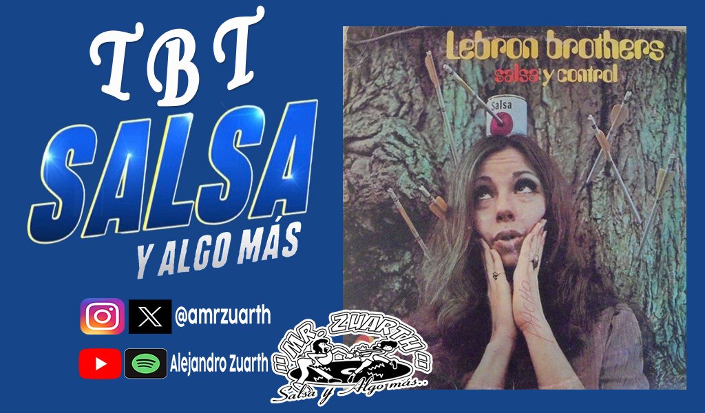amrzuarth's tweet photo. TBT🎶 #SalsayAlgomas
"SALSA Y CONTROL" - @HERMANOS_LEBRON
DALE PLAY Y COMPARTE👇🏽👇🏽👇🏽
https://t.co/hgF1nEh57M
.
.
.
#SalsayAlgomas #SalsaDura #TBTSalsero #FelizCumpleañosÁngelLebron #LaMejorSalsa #SalsaDelRecuerdo #SalsayControl #AquiNomas https://t.co/pDhftsCSZr