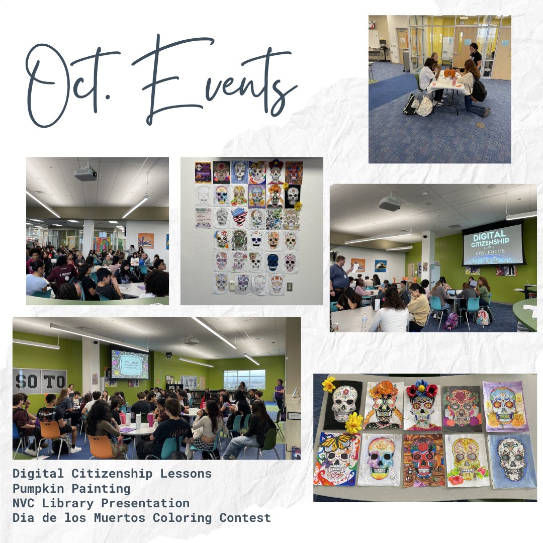 SotoCatsLibrary (@sotocatslibrary) on Twitter photo Check out what we're doing next week, and see some highlights from October! <a href="/NISDLib/">NISDLibraryServices</a> <a href="/NISDSotomayor/">Sotomayor High School</a> Check out what we're doing next week, and see some highlights from October! <a href="/NISDLib/">NISDLibraryServices</a> <a href="/NISDSotomayor/">Sotomayor High School</a>