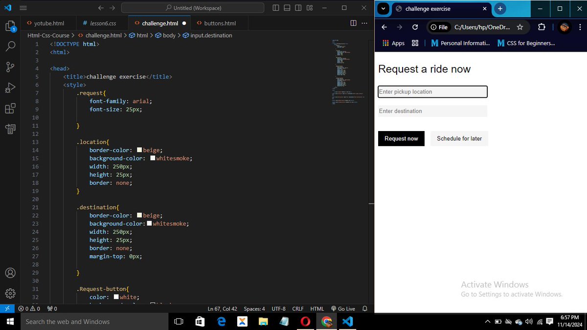 Mudia_great1's tweet image. Mastering CSS Display Property &amp;amp; HTML Input Elements!

Discover the power of:

HTML Input Elements:
- class for styling
- type (text, email, password, etc.)
- placeholder for hints
- required for validation
- style for customizations

#WebDesign #CSSDisplay #HTMLInput