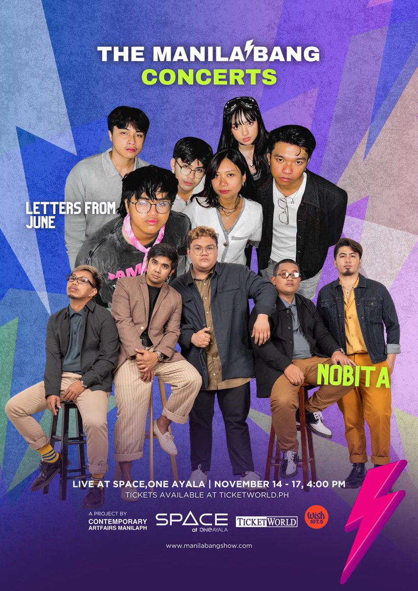 Junes! See you sa Live at Space, One Ayala on Sunday, November 17! Miss na namin kayo!❤️