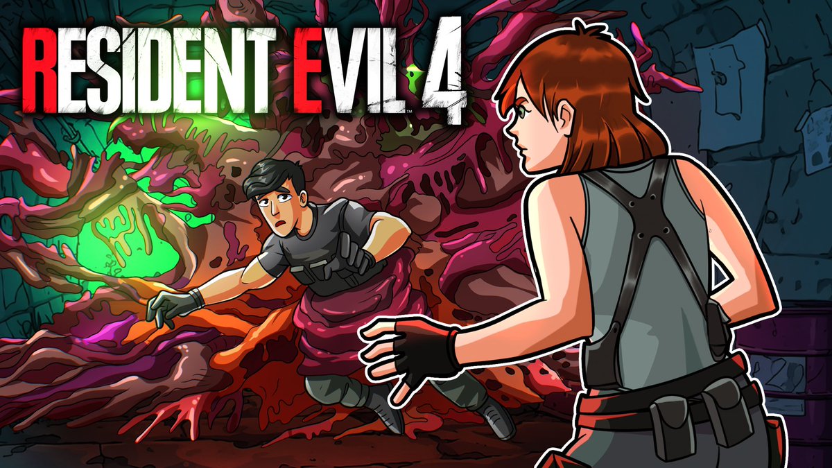 Jerry1860656's tweet image. Most recent Thumbnail work🎨✨ #robloxthumbnail #ufc #Minecraft #ResidentEvil4