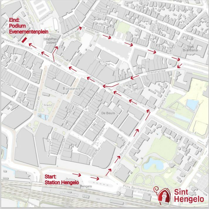 Hij komt, hij komt. A.s. zaterdag is het zover. In verband met de intocht van Sinterklaas worden tussen 14.00 en 16.00 uur de volgende straten in de binnenstad (gedeeltelijk) afgezet: Enschedesestraat – Beursstraat – Drienerstraat en De Wetstraat. Alvast welkom Sint!