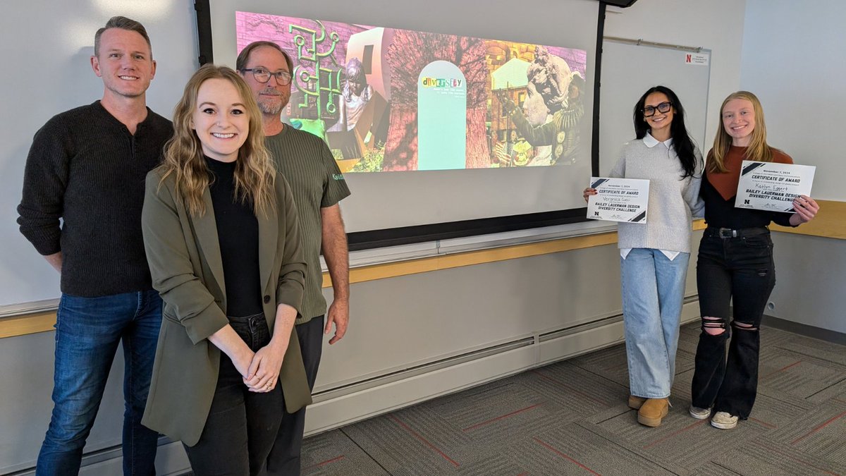 Congrats🎉 to ADPR students Veronica Cucci &amp; Katlyn Eggert, winners of the 2024 <a href="/BaileyLauerman/">Bailey Lauerman</a> Design Diversity Challenge!🙌 Big thanks to BL for their support and kudos to all who entered the competition!👏🌟