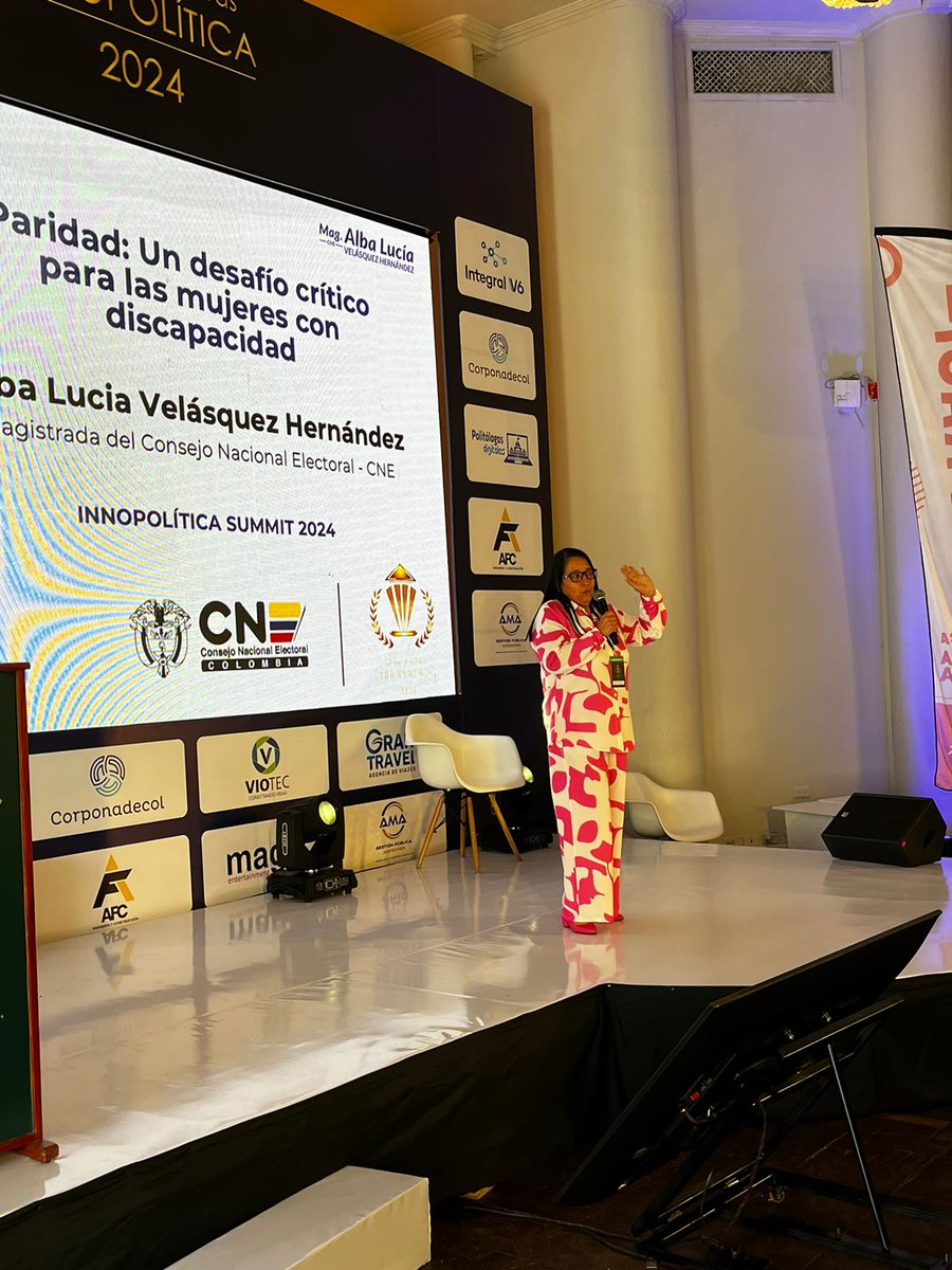 "Lo que podría ser innovador en la política puede ser que las mujeres tengan la posibilidad de llegar allí sin ningún tipo de obstáculo que se lo impida"

📌 Reflexión de <a href="/luchitavher/">Mg. Alba Lucía Velásquez</a>, Magistrada del <a href="/CNE_COLOMBIA/">CNE Colombia</a>, en #Innopolítica sobre el papel de las mujeres.

<a href="/InnopoliticaRev/">Innopolítica</a>