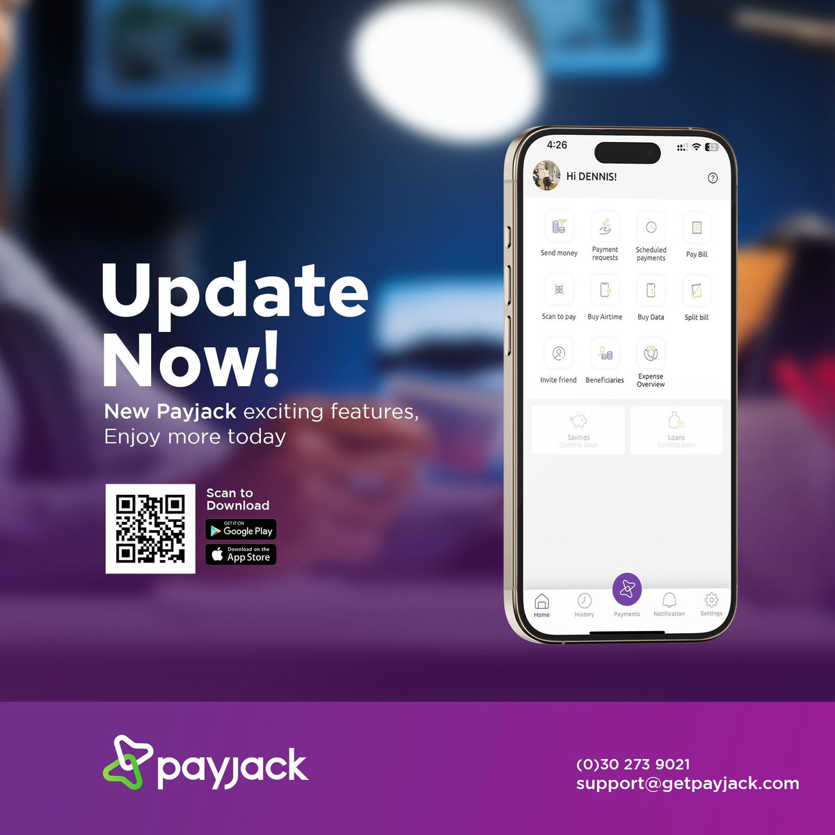 getpayjack's tweet image. Exciting news! We&apos;ve made Payjack even better.
Update now on iOS or Android for an amazing experience or tap the following link to get started on Android/iOS: buff.ly/3UkHpki
#GetPayjack #OrangeTech #FintechSurge