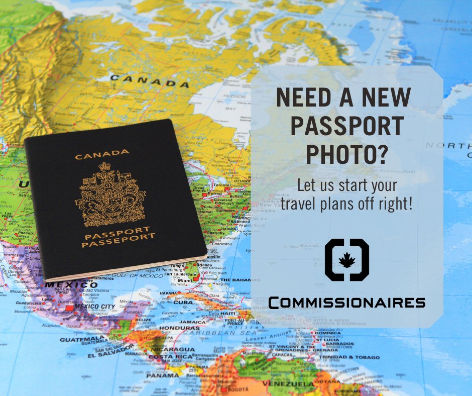 Planning a trip abroad? Need to renew your passport? We take professional photos for #Canadian, US and international #passports, with images ready in FIVE minutes. Visit one of our #IDService locations in Bedford, #Halifax, Truro, Sydney or Kentville!

commissionaires.ca/en/nova-scotia…