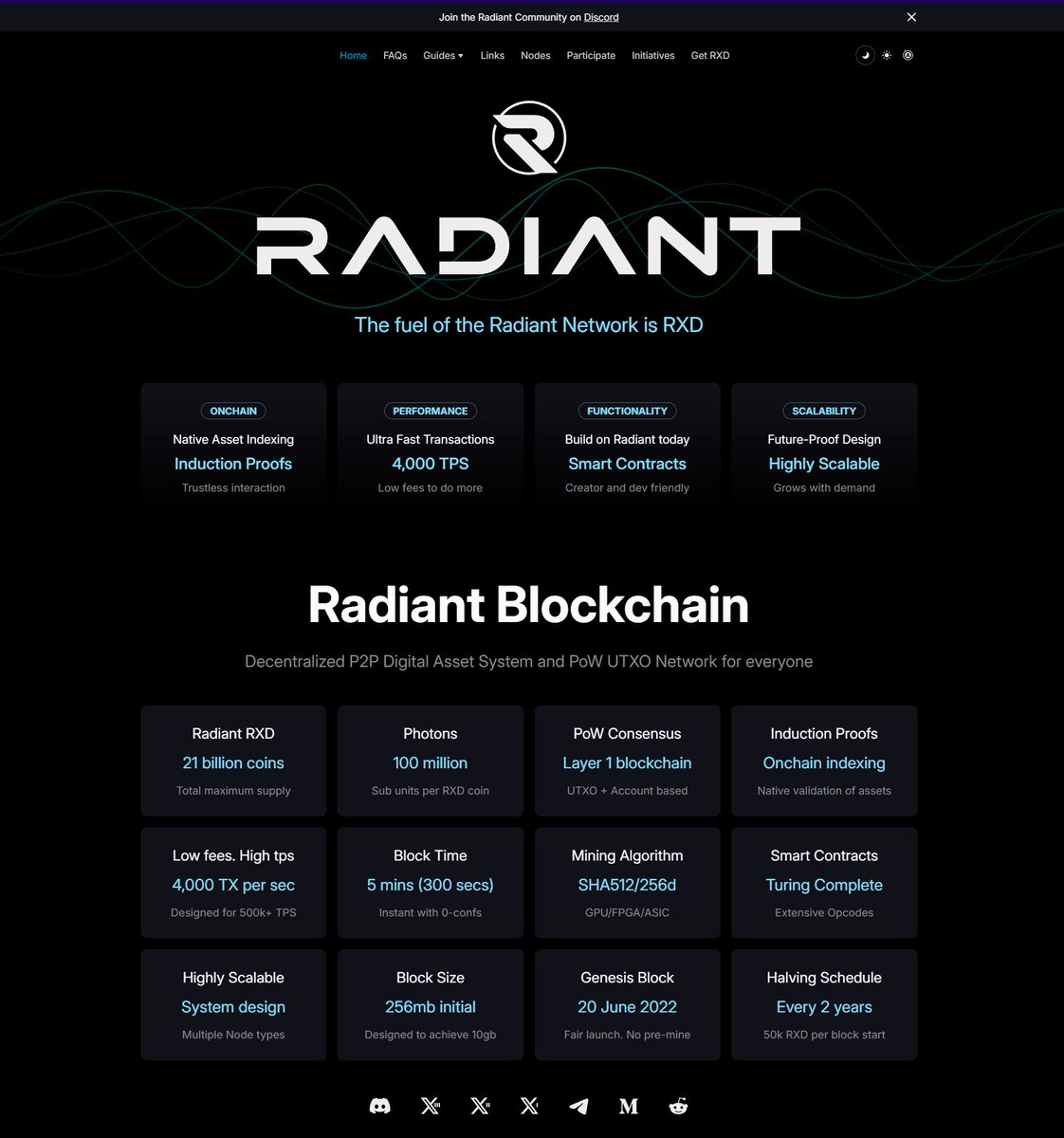 Radiant's website has been updated

We have updated the main Radiant website with the community website created by Bitopia which is now on our community Github for anyone to help with improvements or bugs in it.

Github: github.com/RadiantBlockch…

Radiant website: