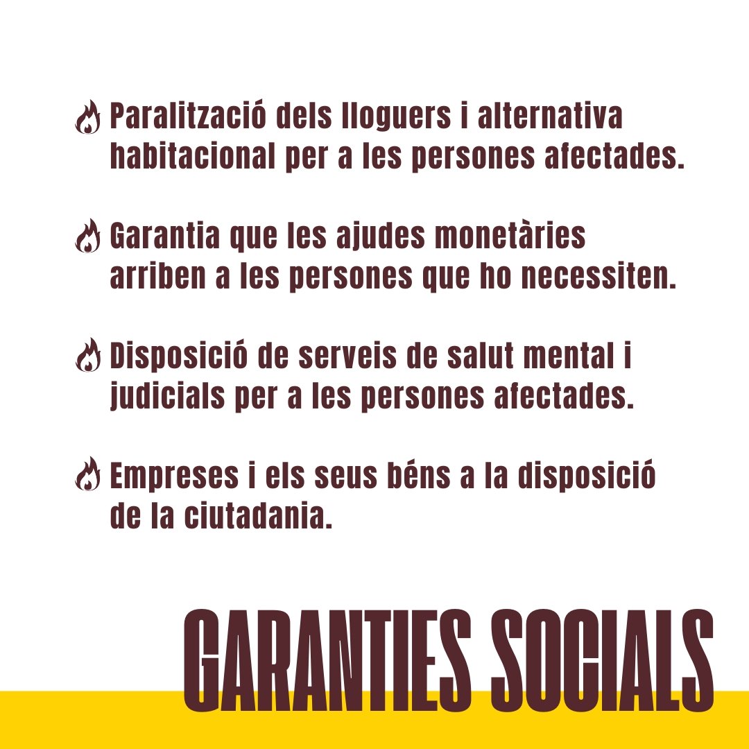 esquerraunida's tweet image. ‼️Demà compareixerà Mazón a les Corts Valencianes. 

Ens concentrarem a la seua arribada a les 11 a la plaça de Sant Llorenç, per tornar a demanar la seua dimissió, justícia i garanties. 

🔻 Davant les seus negligències ens trobaran organitzades, demà totes a les Corts!