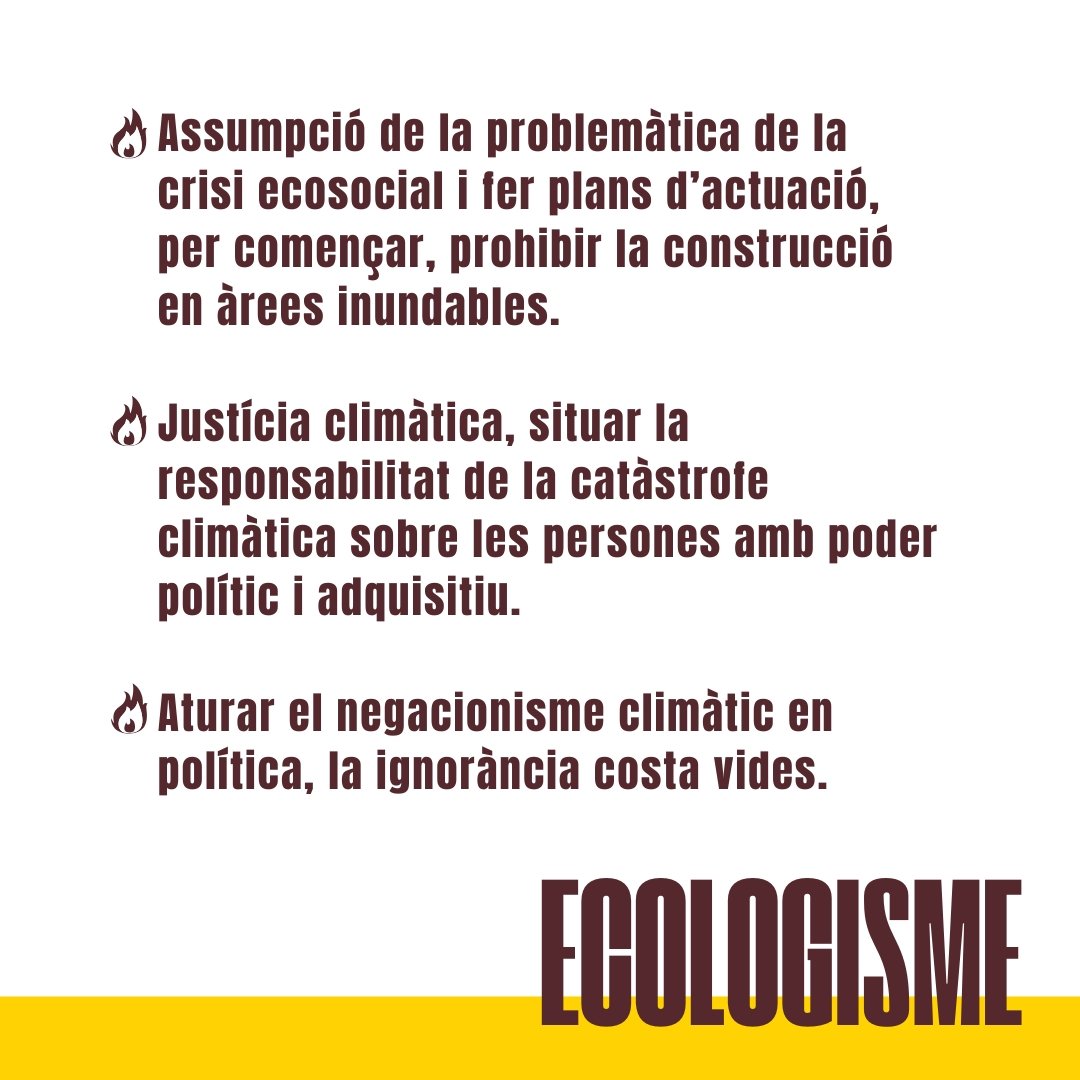 esquerraunida's tweet image. ‼️Demà compareixerà Mazón a les Corts Valencianes. 

Ens concentrarem a la seua arribada a les 11 a la plaça de Sant Llorenç, per tornar a demanar la seua dimissió, justícia i garanties. 

🔻 Davant les seus negligències ens trobaran organitzades, demà totes a les Corts!