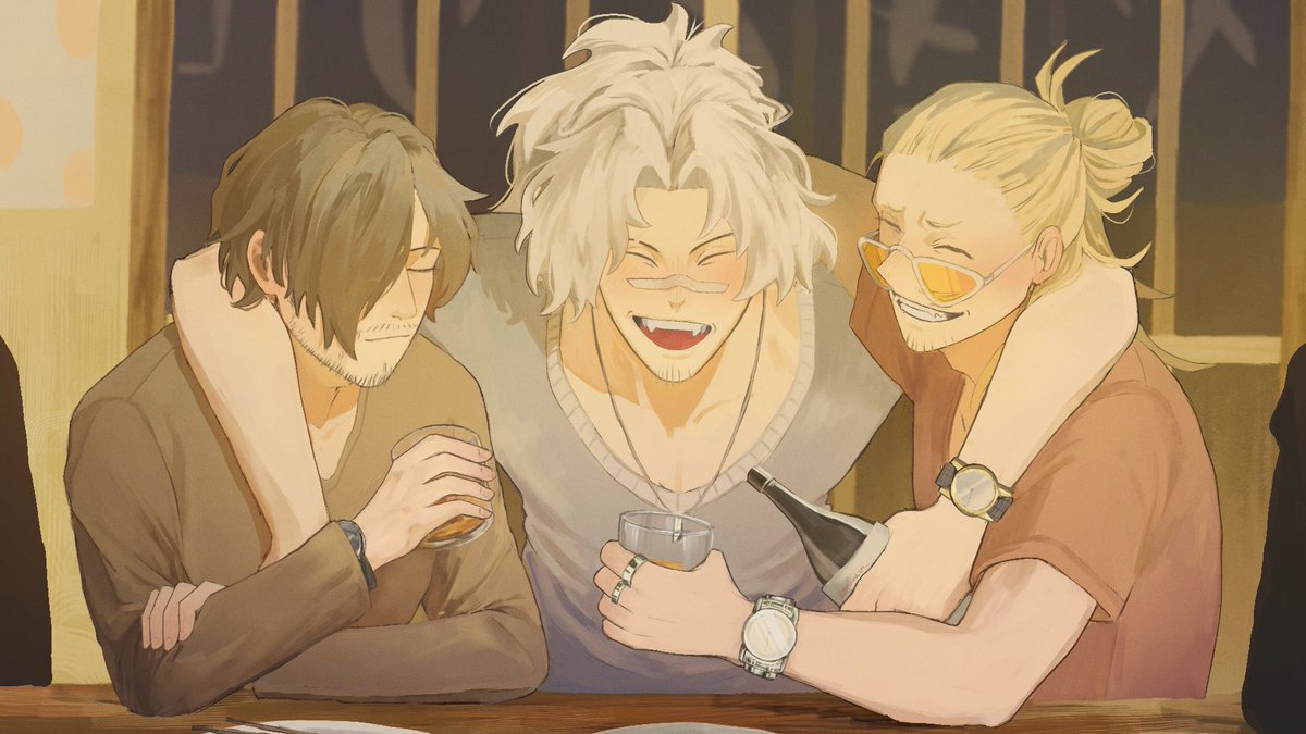 fxyyy44's tweet photo. 🍻
#Aizawa #相澤　#BNHAfanart https://t.co/XuESZucPBK