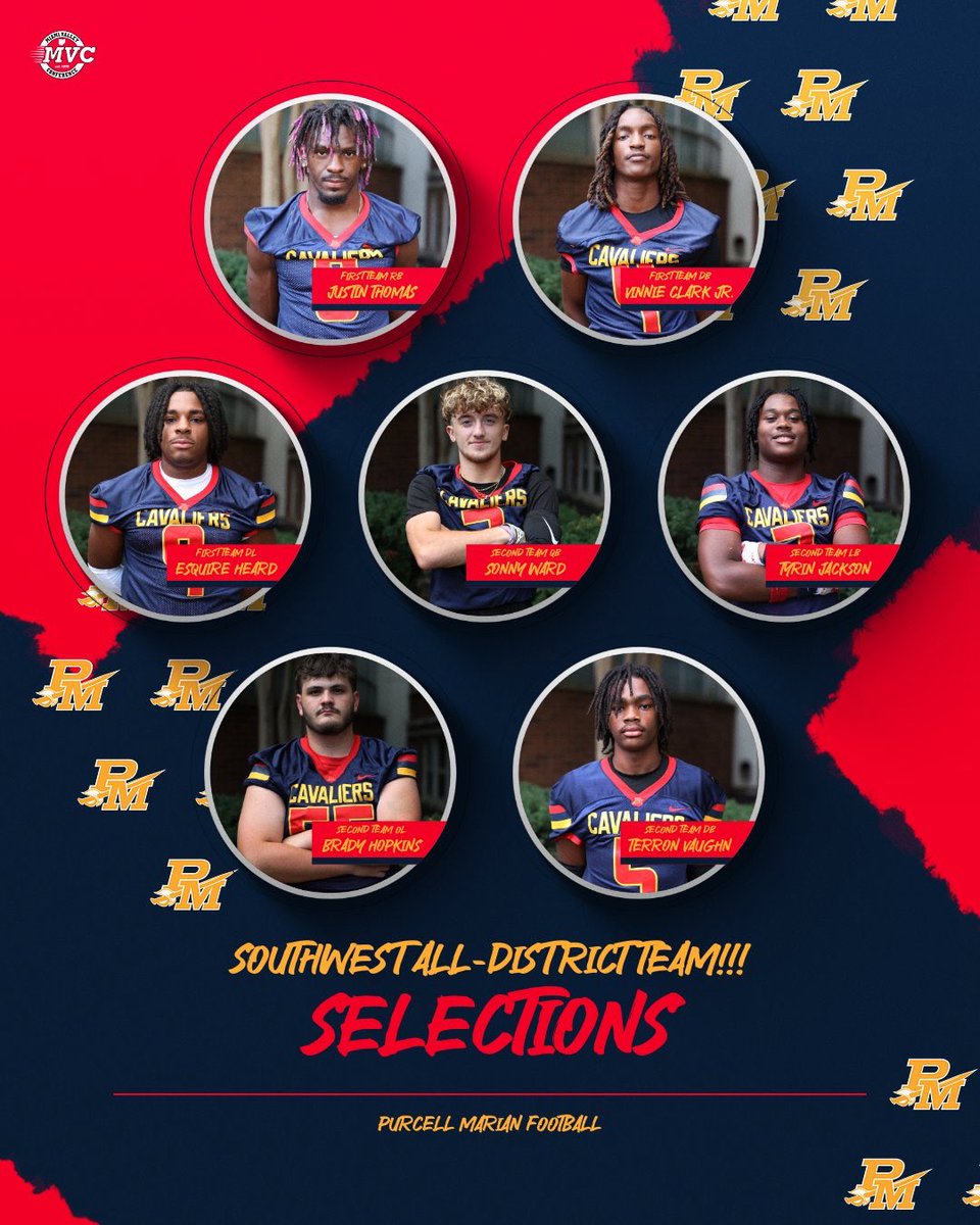 Congrats to our 7 All-District Selections!!!