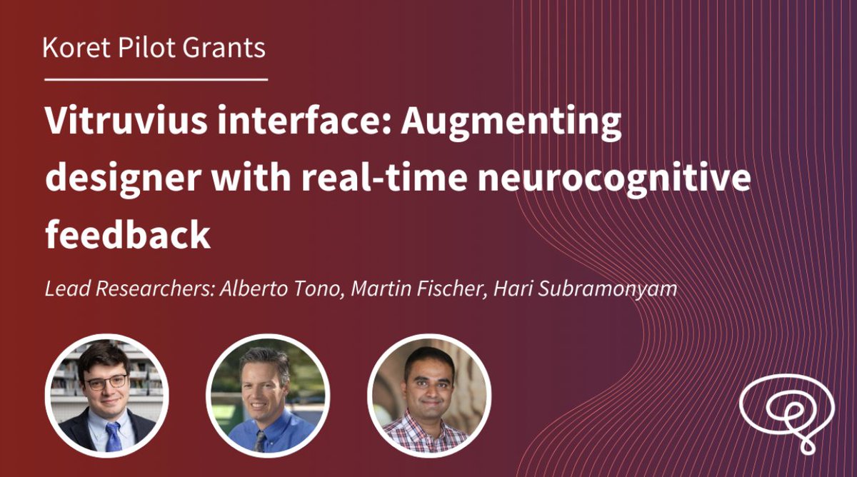 Wu Tsai Neurosciences Institute (@stanfordbrain) on Twitter photo Stanford engineers (<a href="/albertotono3/">Alberto Tono</a> <a href="/fischermartin/">Martin Fischer</a> <a href="/HariSubramonyam/">Hari Subramonyam</a>) aim to combine immersive reality & EEG technologies to improve the building design process by providing designers with real-time neurocognitive feedback in this Koret Pilot Grant project.
stanford.io/3NO6P61 Stanford engineers (<a href="/albertotono3/">Alberto Tono</a> <a href="/fischermartin/">Martin Fischer</a> <a href="/HariSubramonyam/">Hari Subramonyam</a>) aim to combine immersive reality & EEG technologies to improve the building design process by providing designers with real-time neurocognitive feedback in this Koret Pilot Grant project.
stanford.io/3NO6P61