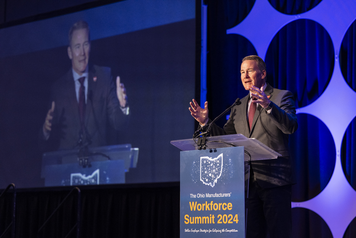 "We are making things in America again and Ohio is the place to do that. But the challenge will be, can we create enough of a well-trained workforce to take advantage of the prosperity that we're beginning to create."
-Lt. Governor <a href="/JonHusted/">Jon Husted</a> at the <a href="/OHIOMFG/">The Ohio Manufacturers' Association</a> Workforce Summit.