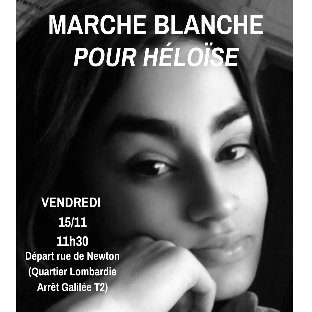 LauraSlimani's tweet photo. Demain à 11h30 Marche Blanche en souvenir d'Héloïse, tuée par son ex alors qu'elle n'avait que 17 ans il y a 3 semaines à Rouen. Venez nombreux-ses soutenir la mère d'Héloïse et ses proches, et dire non aux violences faites aux femmes. 
#Héloïse #Féminicide #Rouen https://t.co/4yRcSpp47B