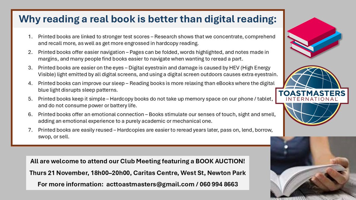 Books are brilliant! If in any doubt, read more below ...