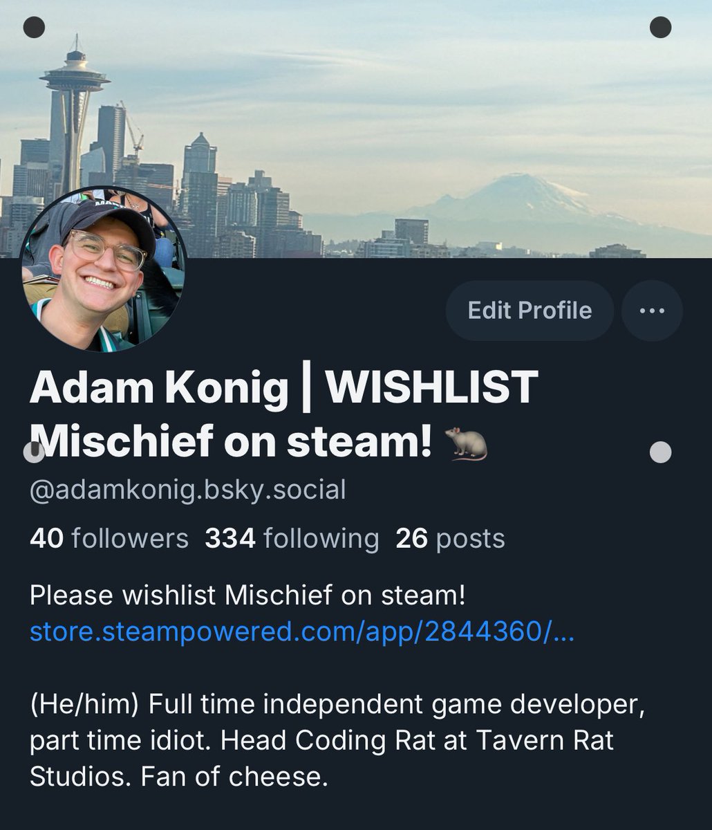 Adam Konig is also on 🦋 tweet media