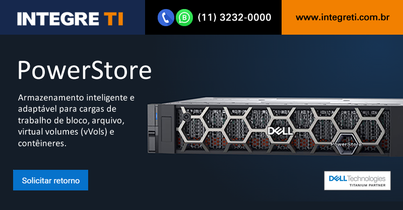 Integre_TI's tweet photo. #PowerStore - #Armazenamento inteligente e adaptável para cargas de trabalho de bloco, arquivo, virtual volumes (vVols) e contêineres.

Solicite o contato de um de nossos especialistas: https://t.co/MmdsWuGbh4

#Dell
#DellTechnologies
#TitaniumPartner
#INTEGRETI
#Storage https://t.co/0Qe4BnBg63