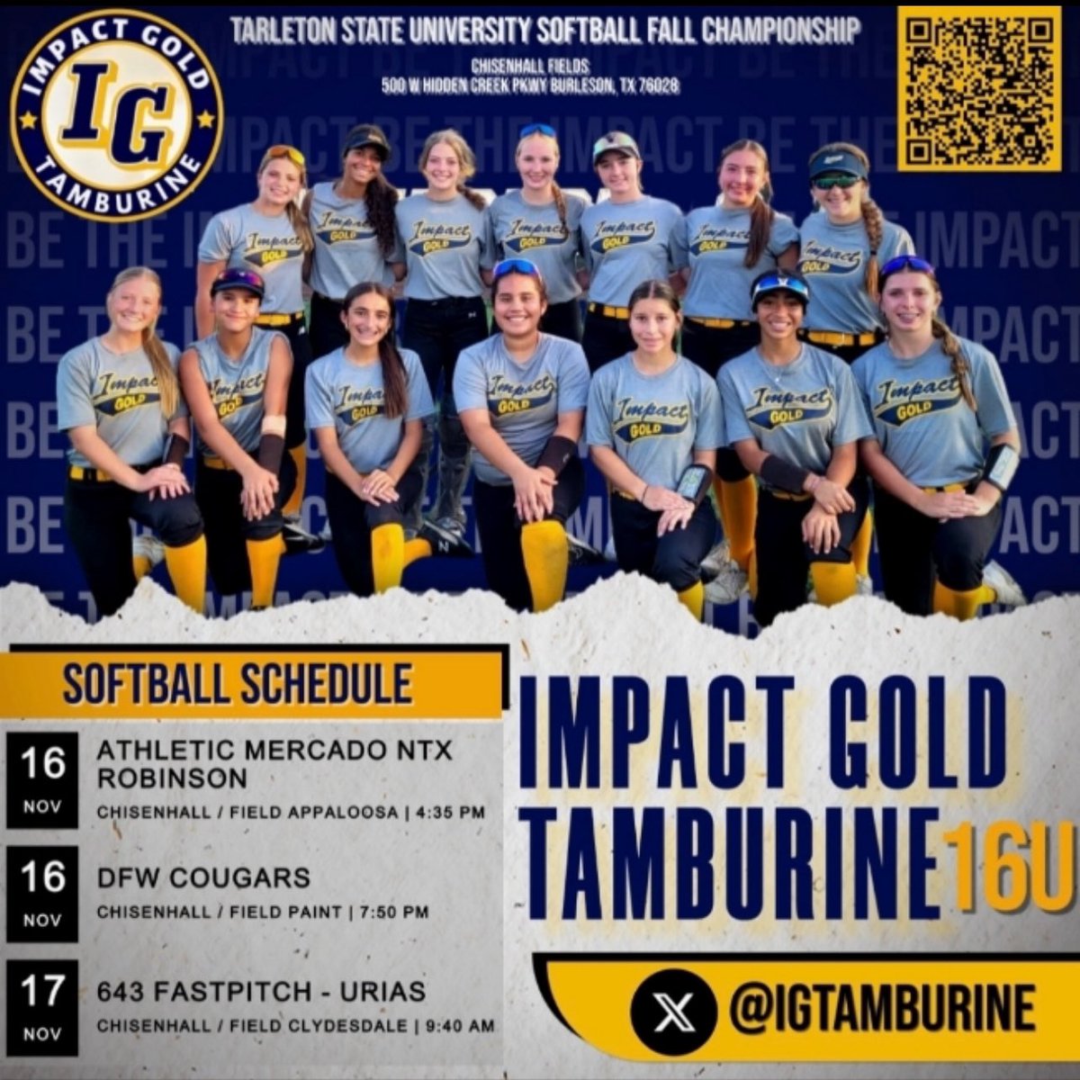 See you this weekend in Burleson, TX