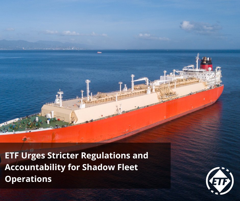 ⚓️"Shadow fleets" operate outside international norms, undermining basic worker protections, environmental safeguards, and maritime safety regulations.   

🚨Companies bypass regulatory oversight, evade sanctions, and neglect seafarers’ rights.  

They expose serious flaws in