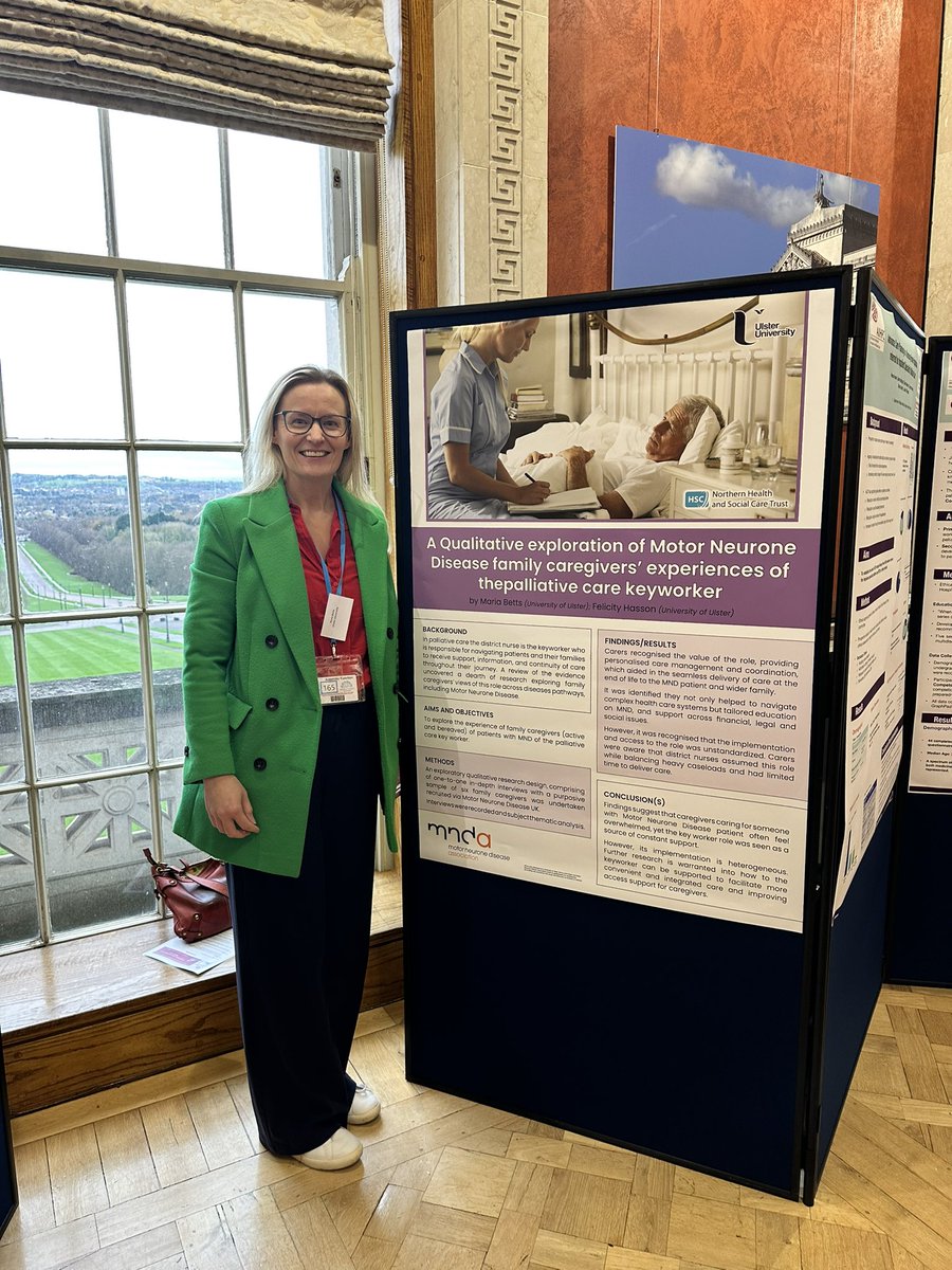 Delighted to present my poster on my research at the Palliative Care Research Network Symposium at Stormont <a href="/AIIHPC/">All Ireland Institute of Hospice & Palliative Care</a> <a href="/NHSCTrust/">Northern Trust</a> <a href="/Felicity_Hasson/">Dr. Felicity Hasson</a> <a href="/Scampbe16003712/">SjCampbell</a> <a href="/Orr1Marion/">Marion Orr, RN, DN, QN,</a>