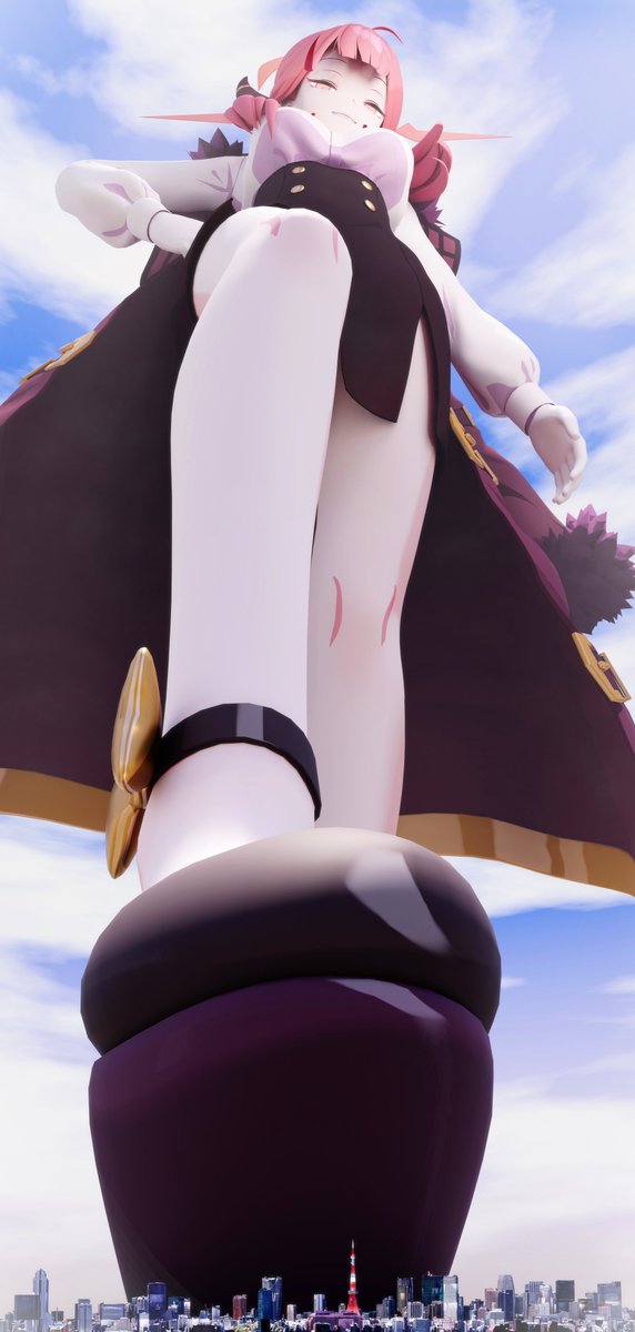 Totally out of nowhere I had this need for a very BIG looming Aru-

So here you have her. >w>