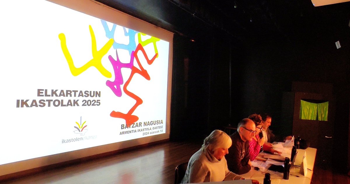 Elkartasun Ikastolen Batzar Nagusian elkartu gara, 114 ikastolen diru ekarpenekin beharrik handiena duten proiektuak babestera. #guikastola #elkartasuna