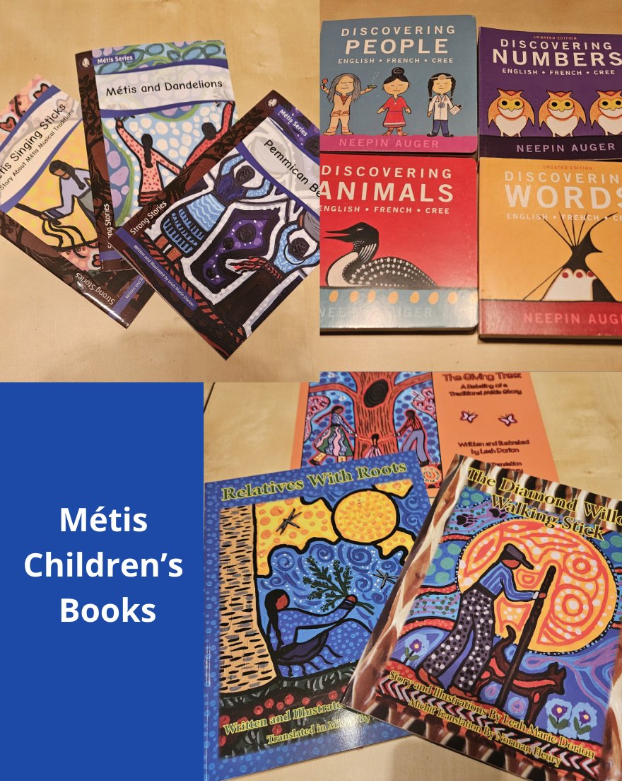 The Musée Héritage Museum Gift Shop has a variety of Métis children's books to enjoy. Leah Dorian's beautiful stories and illustrations and Neepin Auger's "Discovering" series are perfect educational sources for preschoolers, parents and teachers alike. #books #shop #metisweek
