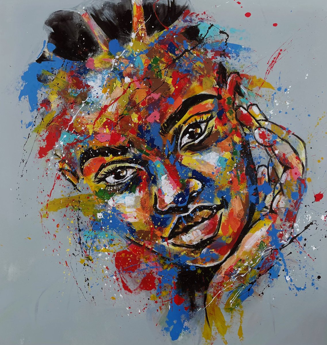 I painted this the other day. 🪢🎨