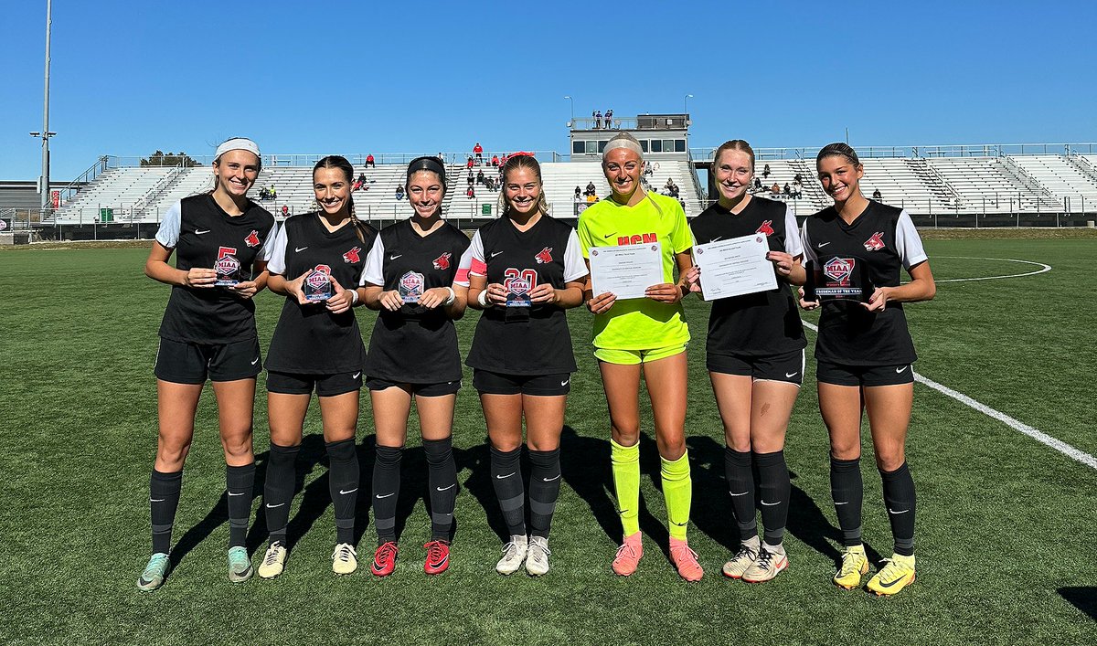 The MIAA (@themiaa) on Twitter photo Congratulations to <a href="/UCM_Soccer/">Jennies Soccer</a>'s All-MIAA honorees 🏅🎉
First Team Forward - Ashleigh Martin
First Team Defender - Laney Reishus
First Team Midfielder - Andree Orcutt
First Team Midfielder - Caroline Cole
Third Team Goalkeeper - Kristen Wright
Second Team Defender - Mackenzie Congratulations to <a href="/UCM_Soccer/">Jennies Soccer</a>'s All-MIAA honorees 🏅🎉
First Team Forward - Ashleigh Martin
First Team Defender - Laney Reishus
First Team Midfielder - Andree Orcutt
First Team Midfielder - Caroline Cole
Third Team Goalkeeper - Kristen Wright
Second Team Defender - Mackenzie