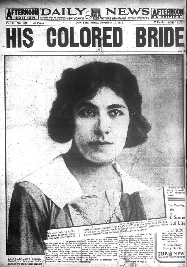 100YearsAgoLive's tweet photo. The world is shocked when the news is unveiled that Leonard Kip Rhinelander, heir to $100 million, has secretly married a black woman. https://t.co/3OPhdbTVCM