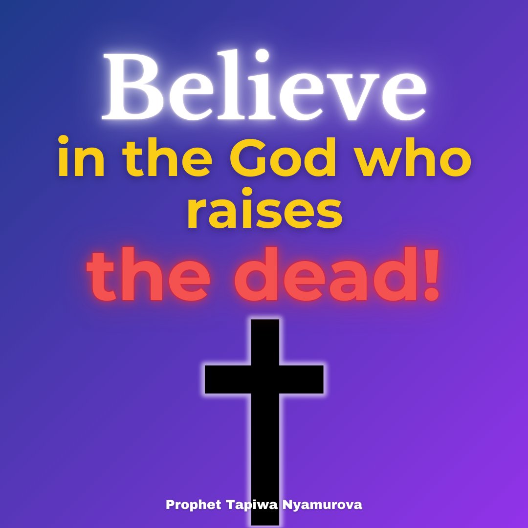 tnyamurovacgf's tweet image. ‘Believe in the God who raises the dead!’ – Prophet Tapiwa Nyamurova
#ResurrectionPower #FaithThatTransforms #BelieveInTheImpossible