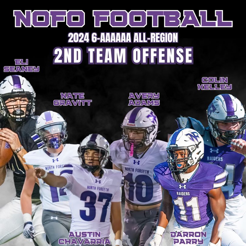 NorthForsythFootball (@nofofootball) on Twitter photo Congratulations on selection to 2nd Team All-Region Offense:
<a href="/elijah_seaney/">Elijah Seaney</a>
<a href="/NateGravitt/">nate gravitt</a> - 2x selection
<a href="/AustinChav_9/">Austin Chavarria</a>
<a href="/avery_adams10/">Avery Adams</a>
<a href="/DarronParry_/">Darron Parry</a> - 2x selection
<a href="/colin_kelley54/">Colin Kelley</a> - 2x selection Congratulations on selection to 2nd Team All-Region Offense:
<a href="/elijah_seaney/">Elijah Seaney</a>
<a href="/NateGravitt/">nate gravitt</a> - 2x selection
<a href="/AustinChav_9/">Austin Chavarria</a>
<a href="/avery_adams10/">Avery Adams</a>
<a href="/DarronParry_/">Darron Parry</a> - 2x selection
<a href="/colin_kelley54/">Colin Kelley</a> - 2x selection