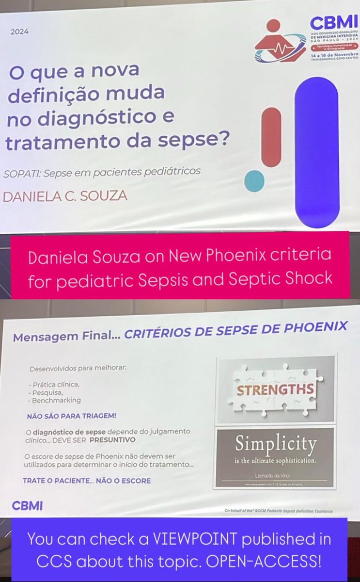 critcarescience's tweet photo. @danicds72 gave a great lecture about new #Phoenix #Pediatric #sepsis criteria this morning.
A viewpoint paper was published earlier this year on this subject.
Check it out here:
 https://t.co/uxvitwqn8G

#PedsICU #FoaMed
@AMIB_oficial @VSLanziotti @StanfordPCCM @LRSource @jfsar https://t.co/OBHkta7NsV