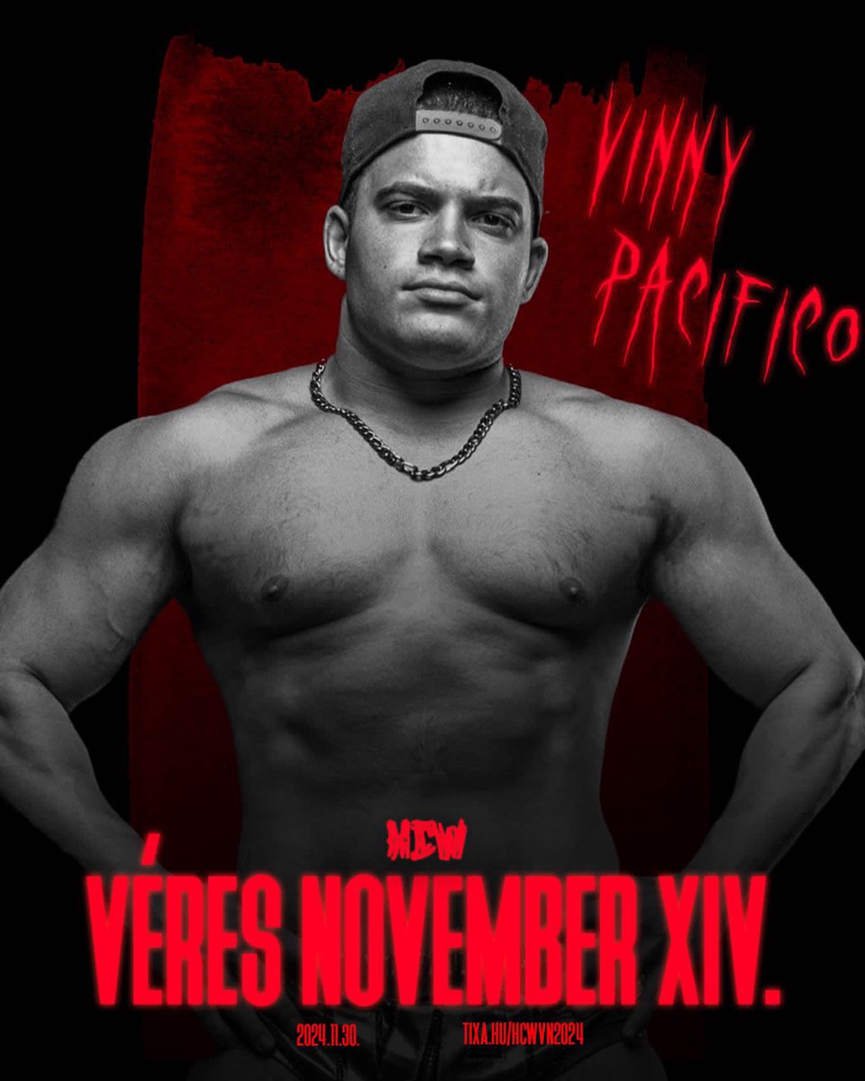 Vinny Pacifico (@vinnypacifico1) on Twitter photo November 30th I make my <a href="/HCWhungary/">HCW Hungary</a> debut!! 🇭🇺🇭🇺
This European tour has been insane so far. Very excited to debut in Hungary. November 30th I make my <a href="/HCWhungary/">HCW Hungary</a> debut!! 🇭🇺🇭🇺
This European tour has been insane so far. Very excited to debut in Hungary.