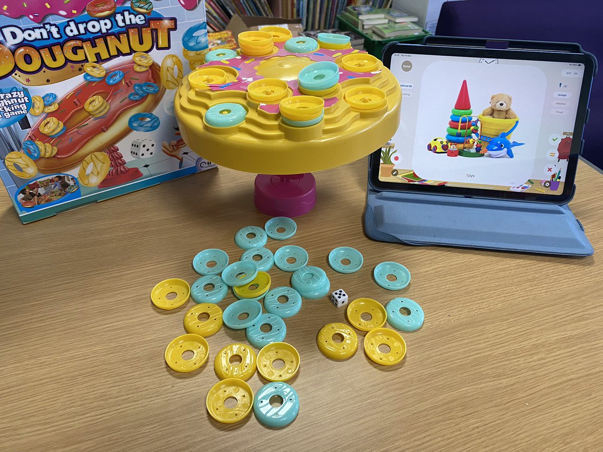Lucy Daniels (@mynameislucy_d) on Twitter photo Such fun today practising the /t/ sound. Each time we put a donut on the plate, we had to say the word and put it in a sentence. Made us both crave donuts 🍩
<a href="/WMISLT2/">West Midlands Speech & Language Therapy</a> Such fun today practising the /t/ sound. Each time we put a donut on the plate, we had to say the word and put it in a sentence. Made us both crave donuts 🍩
<a href="/WMISLT2/">West Midlands Speech & Language Therapy</a>