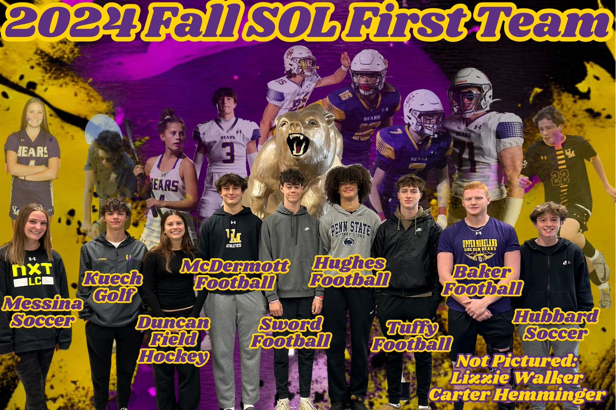 Congratulations to these incredible student-athletes for receiving first team all-league recognition!