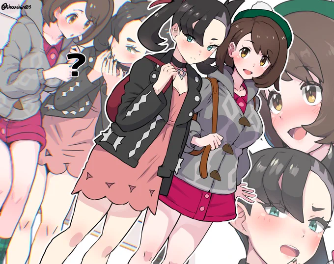 ユウリちゃん&マリィちゃん絵完成。とあるアイテムをつかった時間制ミッションに挑んでもらう……みたいな内容です。渋R18には本日朝ごろ投稿予定。ニジエとFantia無料プランは先行投稿済みです。 