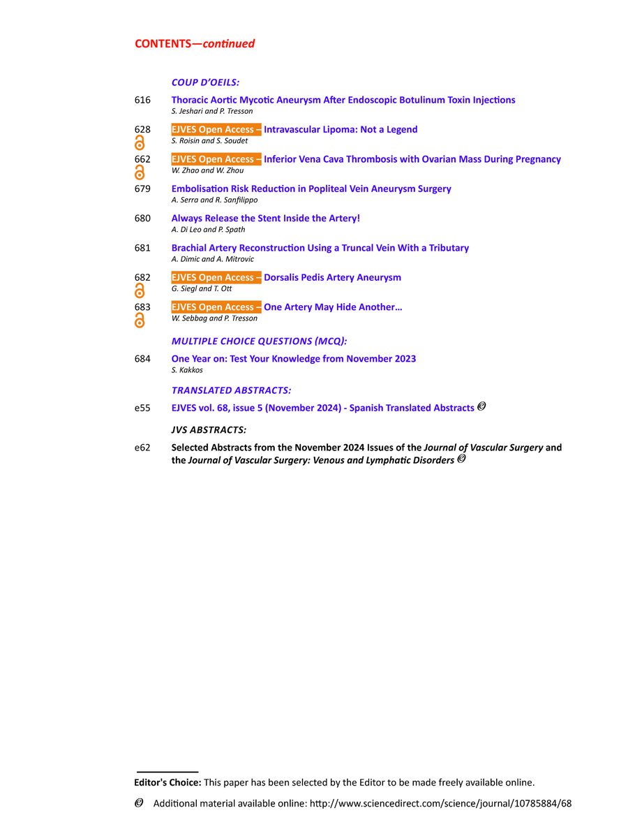 EJVES (@ejves_esvs) on Twitter photo The November issue and #EJVESToC are now available online, including new editorials, 4 new great EC papers, OA submissions and much more🎉!! <a href="/mabjo425/">Martin Björck</a> <a href="/Jonnyboyle1/">Jonathan Boyle</a> <a href="/IVanherzeele/">isabelle vanherzeele</a> <a href="/KevinMani7/">Kevin Mani</a> <a href="/VASCevidence/">GermanVasc@CA_Behrendt</a> <a href="/TwineVasc/">Chris Twine</a> <a href="/frederico_bg/">Frederico Bastos Gonçalves</a> <a href="/CarlotaFPrendes/">Carlota Fernandez Prendes</a> <a href="/NZVascular/">Oliver Lyons</a> <a href="/petarz_91/">Petar Zlatanović</a> @JoseeRijn The November issue and #EJVESToC are now available online, including new editorials, 4 new great EC papers, OA submissions and much more🎉!! <a href="/mabjo425/">Martin Björck</a> <a href="/Jonnyboyle1/">Jonathan Boyle</a> <a href="/IVanherzeele/">isabelle vanherzeele</a> <a href="/KevinMani7/">Kevin Mani</a> <a href="/VASCevidence/">GermanVasc@CA_Behrendt</a> <a href="/TwineVasc/">Chris Twine</a> <a href="/frederico_bg/">Frederico Bastos Gonçalves</a> <a href="/CarlotaFPrendes/">Carlota Fernandez Prendes</a> <a href="/NZVascular/">Oliver Lyons</a> <a href="/petarz_91/">Petar Zlatanović</a> @JoseeRijn