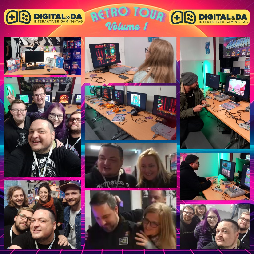 GuggiGamingRoom's tweet photo. 👪 Der erste Interaktive Gaming-Tag "DIGITAL & DA" fand am 02.11.2024 in der Poschinger Villa Landshut statt und wurde von Matthias Penzenstadler bezjr_niederbayern ausgerichtet 👪
#guggisgamingroom #ggr #guggi #retrotour #retro #gaming #gamer #gamerlife #retrogamer #games https://t.co/DKPhPHukUh