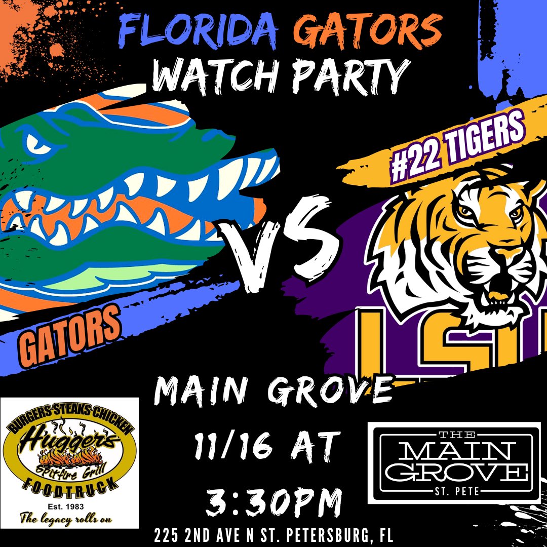 PinellasGators's tweet photo. It’s a bounce back game for the Gators on Saturday when they take on #22 LSU Tigers at 3:30pm! We’ll be at Main Grove cheering for our Gators in all kinds of weather! Let’s Go Gators!!
#GoGators #GatorNation #InAllKindsOfWeather #FloridaGators https://t.co/4VuzOeuhz9