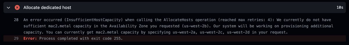 Not something you see often. #AWS