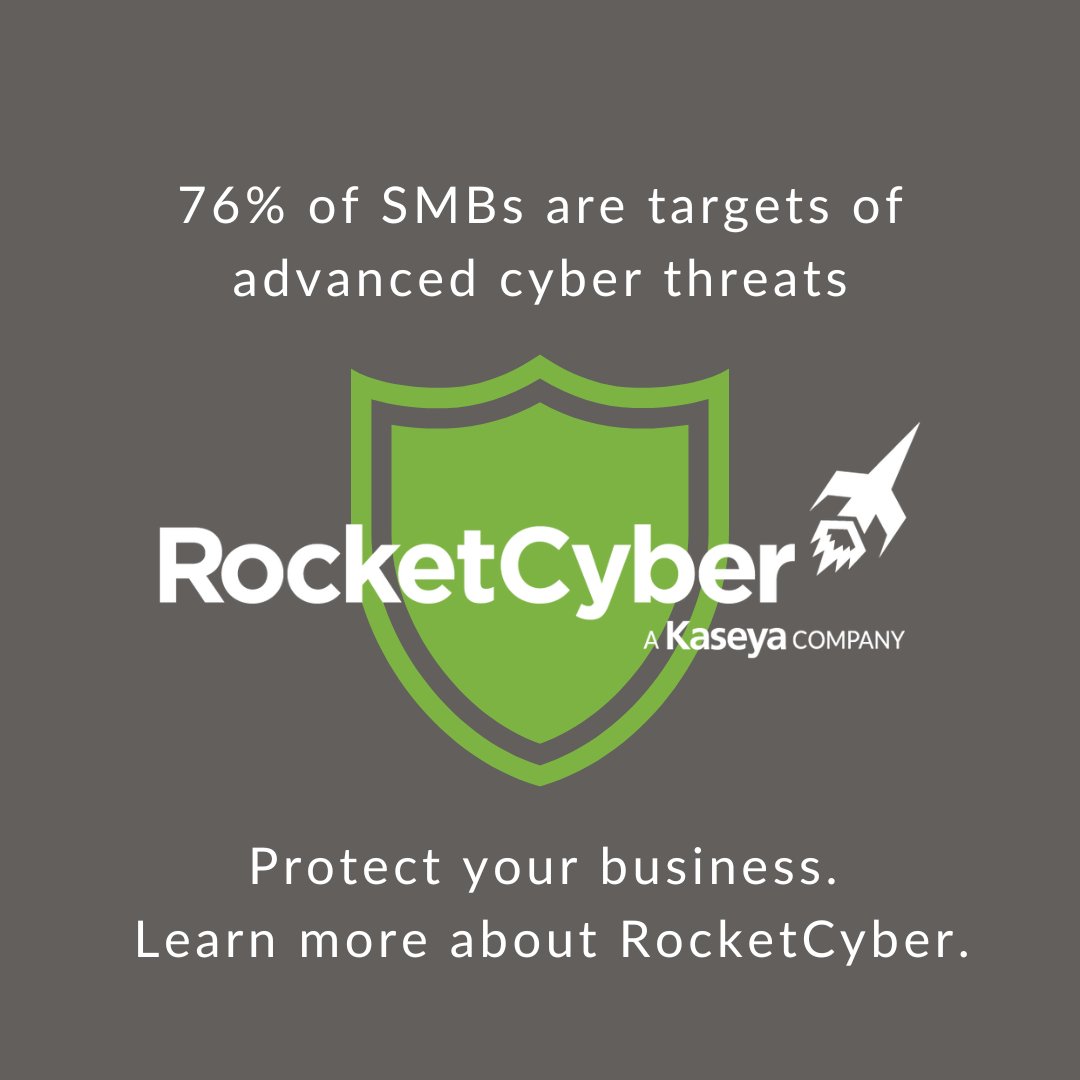 Join the 24% of North American SMBs that haven't been breached! Don't just defend, go beyond with RocketCyber. Upgrade to an unmatched cybersecurity solution. 

Dive deeper here 👉 bit.ly/3CuiRzh  

#ManagedSOC #SOC #Cybersecurity #MDR #Protection #StaySafe